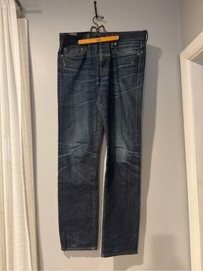 J. Crew Men's Dark Indigo Straight Jeans